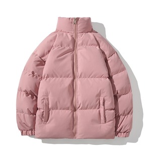 Vente en gros de vestes matelassées décontractées avec logo personnalisé Vêtements d'extérieur épais et chauds de haute qualité pour hommes et femmes Taille XS Lettre à col montant - Product Image 1