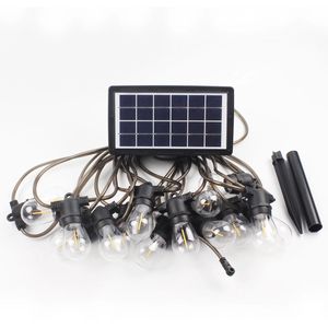 Cadena de luces solares de 15 metros, bombillas S14, cadena de luces con alambre brillante, luces de cuerda de hadas, precio negociable con energía solar - Product Image 3