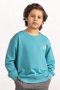 Sweatshirts pour enfants imprimés sur le thème du sport pour garçons Pulls en coton de style athlétique confortables pour un usage quotidien - Product Image 5
