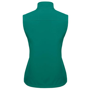Gilet softshell pour femmes, respirant, couleur unie, séchage rapide, sans manches, col montant, gilet softshell de haute qualité pour femmes - Product Image 2