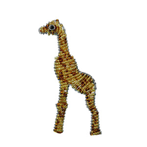 Broches de alambre de lingotes de cuero de la mejor calidad, broches con cuentas de nuevo diseño, insignias de animales de moda hermosas bordadas bajas - Product Image 4