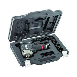 USAG 12-Piece Power Wrenches Assortment with Hexagonal <b>Sockets</b> and 1/2'' <b>Impact</b> Wrench in Modular Box - Product Image 1