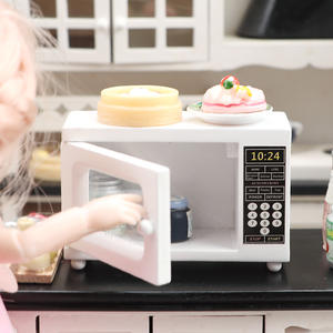 Nuevo Producto: Electrodomésticos de Cocina en <span class=keywords><strong>Miniatura</strong></span> de Madera para Casa de Muñecas 1:12, Modelo de Muebles Pequeños, <span class=keywords><strong>Microondas</strong></span> de Juguete para Casa de Muñecas - Product Image 5