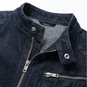 Veste en jean de haute qualité à prix abordable, nouvelle conception tendance, respirante, vestes en jean pour hommes, vêtements d'extérieur tendance - Product Image 4