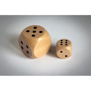Personalized Wooden DADIN <b>Dice</b> Schima Gadgets - Product Image 1