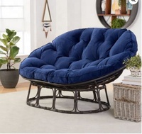 Chaise Papasan en rotin naturel double confortable pour décoration d'intérieur du prix du fabricant