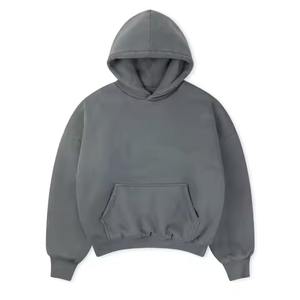 Hombres Peso Pesado Oversized Drop Shoulder Hoodie Invierno Impresión Digital Poliéster/Algodón Liso Teñido - Product Image 1