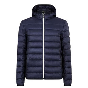 Veste d'hiver matelassée en duvet sur mesure de la meilleure qualité pour hommes, veste en toile brillante tendance promotionnelle avec col montant, livraison DDP - Product Image 1