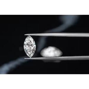 ค้นพบหายาก 1ct 2ct 3ct Marquise Cut สีเหลือง VVS SI1 หลวม HPHT CVD เพชรธรรมชาติ IGI GIA ห้องปฏิบัติการที่ได้รับการรับรองสร้างเพชร - Product Image 1