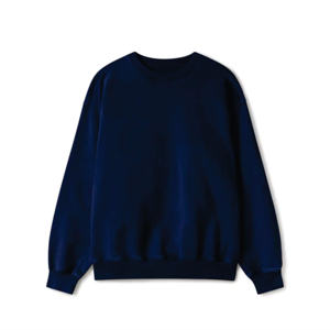 Sweat-shirt pour homme à col rond, design tendance, fabrication sur mesure OEM, sweat-shirt en coton uni pour homme à manches longues - Product Image 1