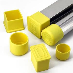 ยางซิลิโคนสีเหลืองขนาด40x40มม. ฝาครอบท่อกลมทนต่อแรงกระแทกได้ดีจากประเทศไทย - Product Image 4