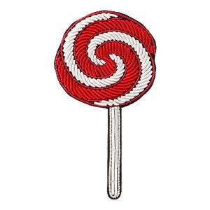 Broches en fil de lingot de tissu brodé de la meilleure qualité couleur personnalisée taille personnalisée Service OEM vente en gros bas prix mode - Product Image 5