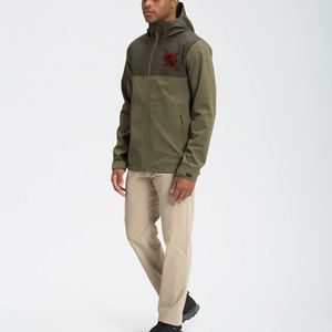 Chaquetas Cortavientos para Hombre, Diseño Liso, con Capucha y Cuello Alto, de Lona, Impermeables y Resistentes al Viento, Estilo Urbano, Precio Bajo en Oferta - Product Image 3