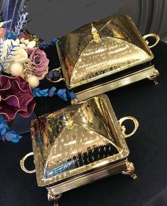 Plato de frotamiento de acero inoxidable para uso en exteriores con marco resistente a la intemperie para fiestas en el jardín y catering para eventos - Product Image 6