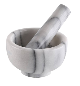 Juego de mortero y mortero de granito de mármol barato al por mayor para hierbas y especias para utensilios de cocina y uso en restaurantes - Product Image 2