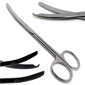 Venta al por mayor Stitch Scissor Dall Finish Curved Sharp Blade German Steel Dressing Suture Cutting Scissor - Product Image 6