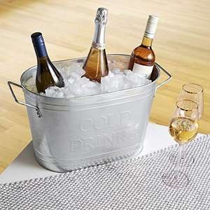 Royal Metal Ice <b>Bucket</b> Galvanized <b>Drink</b> Wine Cooler Chiller Wine & Beers for Parties Clubs Bar Tabletop Ice <b>Bucket</b> - Product Image 5