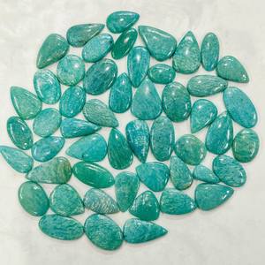 แอมะซอไนต์ขัดหลวมจำนวนมาก500กรัมรูปร่างผสมเรียบขัดจำนวนมาก - Product Image 1