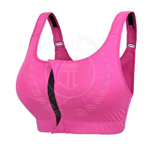 Soutien-gorge de sport respirant à maintien élevé pour femmes de qualité supérieure avec logo frontal, design personnalisable - Product Image 1