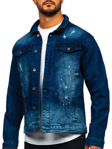 Chaqueta Vaquera de Corte Clásico con Lavado Vintage para Hombre y Mujer, Abrigo de Mezclilla de Alta Calidad, Etiqueta Personalizada, Venta al por Mayor, Proveedor de Fábrica - Product Image 4
