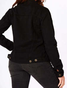 Chaqueta Vaquera, Últimos Diseños, Logotipo Personalizado, Color Personalizado, Transpirable, Cómoda, Alta Calidad, Chaqueta Vaquera para Mujer, Servicio OEM - Product Image 5