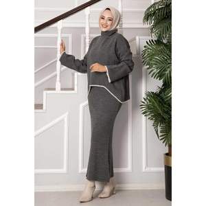 Vestido Corto Cosido Pastor Humo - Product Image 2