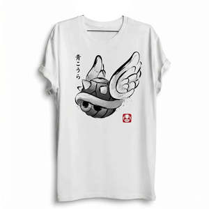 <b>Mario</b> Carapace Aile <b>T</b>-<b>Shirt</b> 100% Cotton Jersey with Logo Decoration - Product Image 1