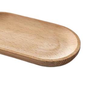 Usine En Gros Personnalisable Plateau En Bois De Mangue Design Minimaliste Ovale Sushi Assiette Plat Poli Technique Durable - Product Image 4