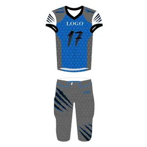 设计灰色男士美式足球服独特风格运动服美式足球服新品上市