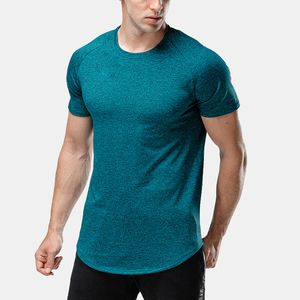Camiseta de Hombre con Dobladillo Curvo, Diseño Nuevo, Suministro de Fábrica al por Mayor, Tejido de Punto, Spandex/Algodón, Secado Rápido - Product Image 3