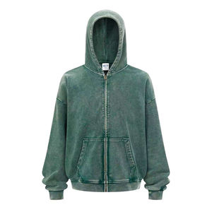 Sweat à capuche long à fermeture éclair personnalisé Sweat à capuche et sweat-shirts pour hommes - Product Image 5