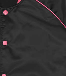 Chaqueta de satén de alta calidad para hombre, el mejor diseño con cuello levantado, venta al por mayor, chaqueta universitaria de satén de Pakistán para hombre - Product Image 6