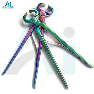 ALMAC Factory Direct Portable One-Hand Hoof Nipper Instrumentos quirúrgicos de acero inoxidable reutilizables Premium CE ISO Certified - Product Image 1