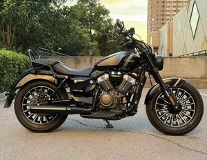 Puissante moto chopper rétro classique 250cc, vitesse maximale 140 km/h, cyclomoteur vintage sportif - Product Image 1