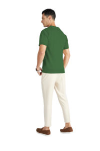 Transpirable que absorbe el sudor 100% poliéster Ajuste estándar relajado con tapeta de 2 botones Black Performance Polo de golf para hombre - Product Image 2