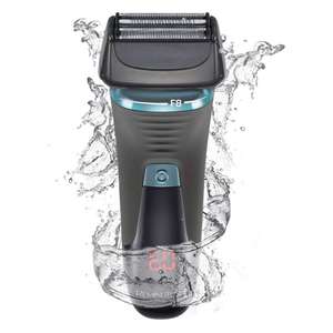 Rasoir électrique avec autonomie de 60 minutes, batterie au lithium, affichage numérique, IPX7, tondeuse pour poils longs et courts, lames flexibles précises - Product Image 6