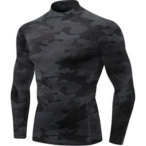 Rash guards de gym pour hommes, logo personnalisé, manches longues, BJJ, spandex, MMA, sublimé, nouveauté 2025 - Product Image 4