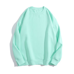 Hot Sale OEM ODM Sweat <b>Shirt</b> Thick Cotton Premium <b>Fleece</b> Long Sleeve Oversized Women's Pullover Sweatshirt - Product Image 6