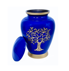 Premium Quality Metal Cremation <b>Urn</b> with European Style and Customizable Design Hand Engraved <b>for</b> <b>Ashes</b> - Product Image 1