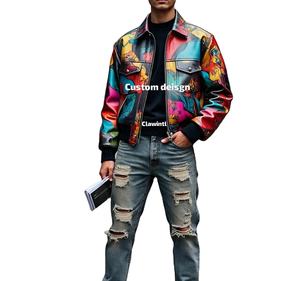 Fabricant de vestes en cuir personnalisées modernes Streetwear Styles Street Fashion Leatherwear OEM | Vestes personnalisables pour les marques - Product Image 1