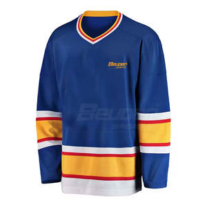 Maillot de hockey sur glace sur mesure de haute qualité, respirant, grande taille, léger, unisexe, vêtements de sport au design unique - Product Image 2