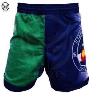 กางเกงชกมวย MMA คิกบ็อกซิ่ง มวยปล้ำ ศิลปะการต่อสู้แบบต่างๆ สำหรับผู้ชาย ขายดี สั่งทำได้ - Product Image 1