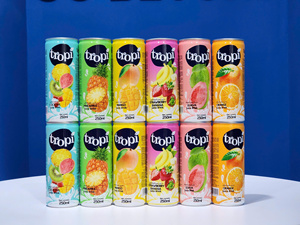 Bebida de Jugo de Frutas Tropi Fresh NFC, Lata Corta de Aluminio de 330 ml, Baja en Grasa, Saborizada, 100% Puré de Frutas, Sandía, Papaya, Maracuyá - Product Image 5