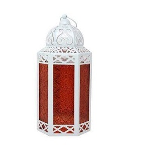 Design classique suspendu et gravure bougie lanterne bougeoir en fer pour soutenir vos bougies plaqué or taille idéale décor à la maison - Product Image 1