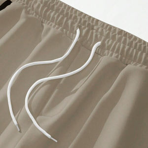 กางเกงผู้ชายทรงตรงโค้งลายทางสำหรับฤดูหนาวกางเกงถักนิตติ้งพิมพ์โลโก้ตามสั่งกางเกงขายาวสำหรับผู้ชายกลางแจ้ง - Product Image 4