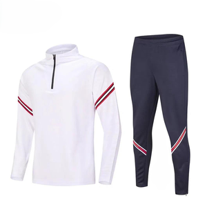 Conjunto Deportivo de Invierno de Alta Calidad, Estilo Vintage, Corte Ajustado, Diseño con Logotipo Personalizado, Chaqueta con Cremallera Completa para Hombre - Product Image 2