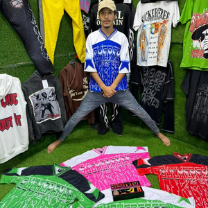 OH My God Custom Logo Jersey Camiseta en blanco para hombres Cómodo 100% algodón O-cuello Longitud regular Casual Manga corta - Product Image 3