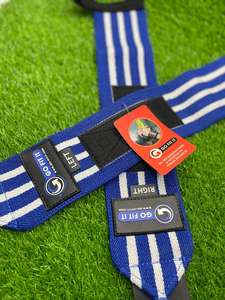 Sangles de levage en néoprène pour les séances d'entraînement de soulevé de terre - Antidérapantes, haute élasticité, surface rembourrée en forme de 8 - Product Image 3