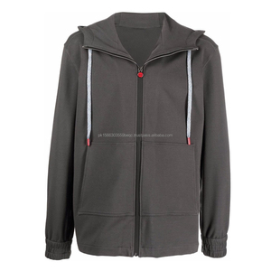 Sweat à capuche surdimensionné en coton lourd pour hommes sweats à capuche zippés Offre Spéciale Streetwear Logo brodé sweats à capuche design zippé pour hommes - Product Image 4