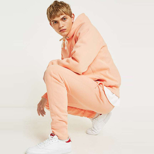 Customizable Winter Cotton Men's Hoodie and Sweatpants Sets with Personalized Logos - Product Image 5